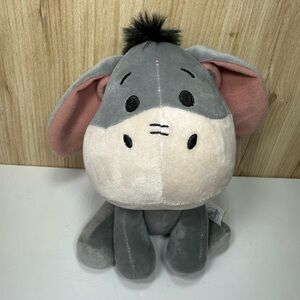 Disney Parks Baby Eeyore Chibi Big Head Plush 8" Winnie Pooh Soft Stuffed Animal